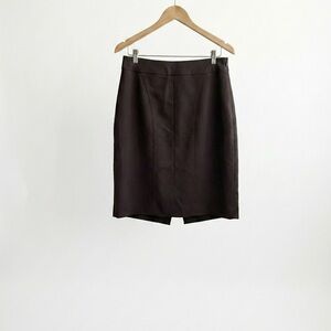 The Limited Dark Brown Pencil Skirt